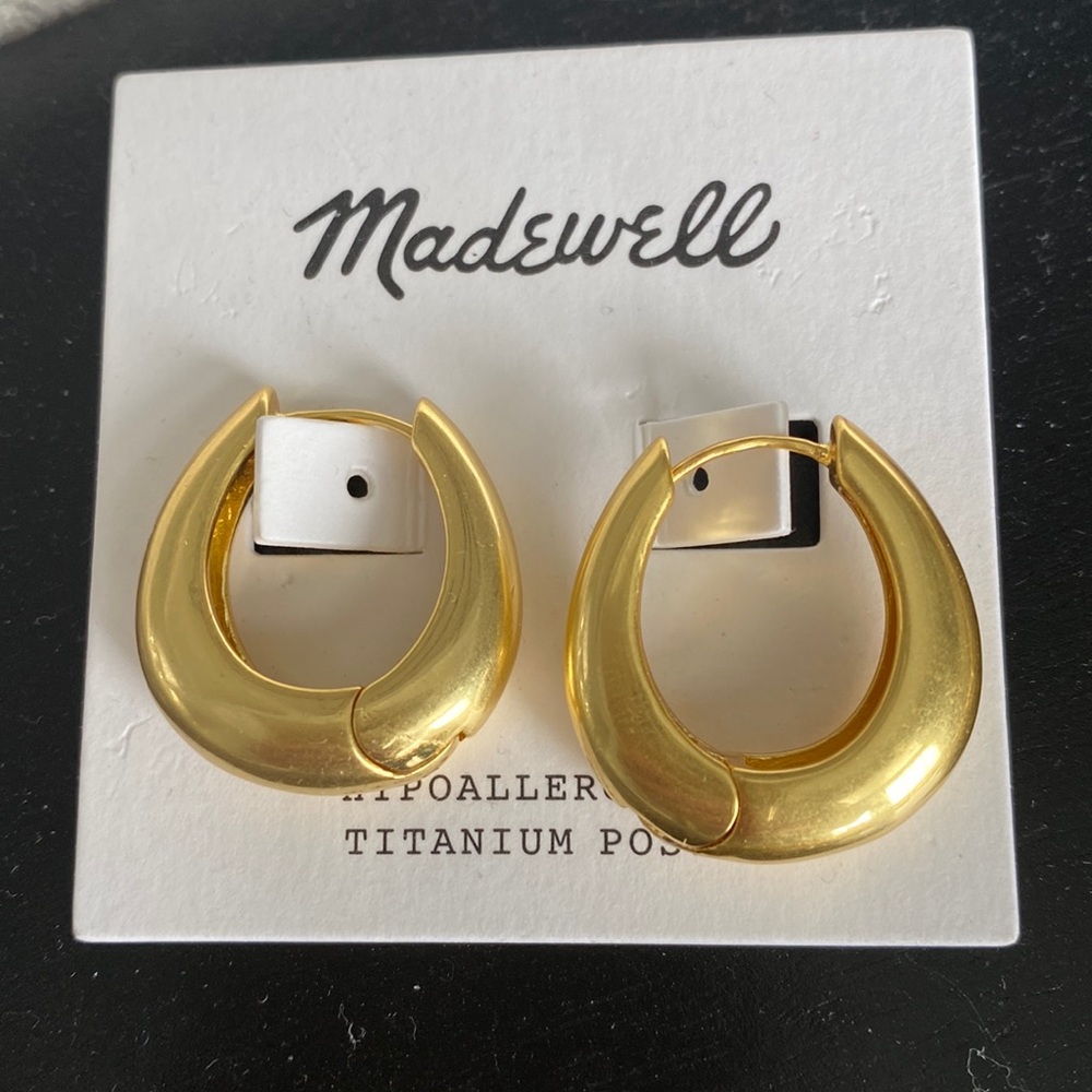 Madewell NWOT Hoop Earrings🔥NO OFFER ITEM🔥🔥🔥